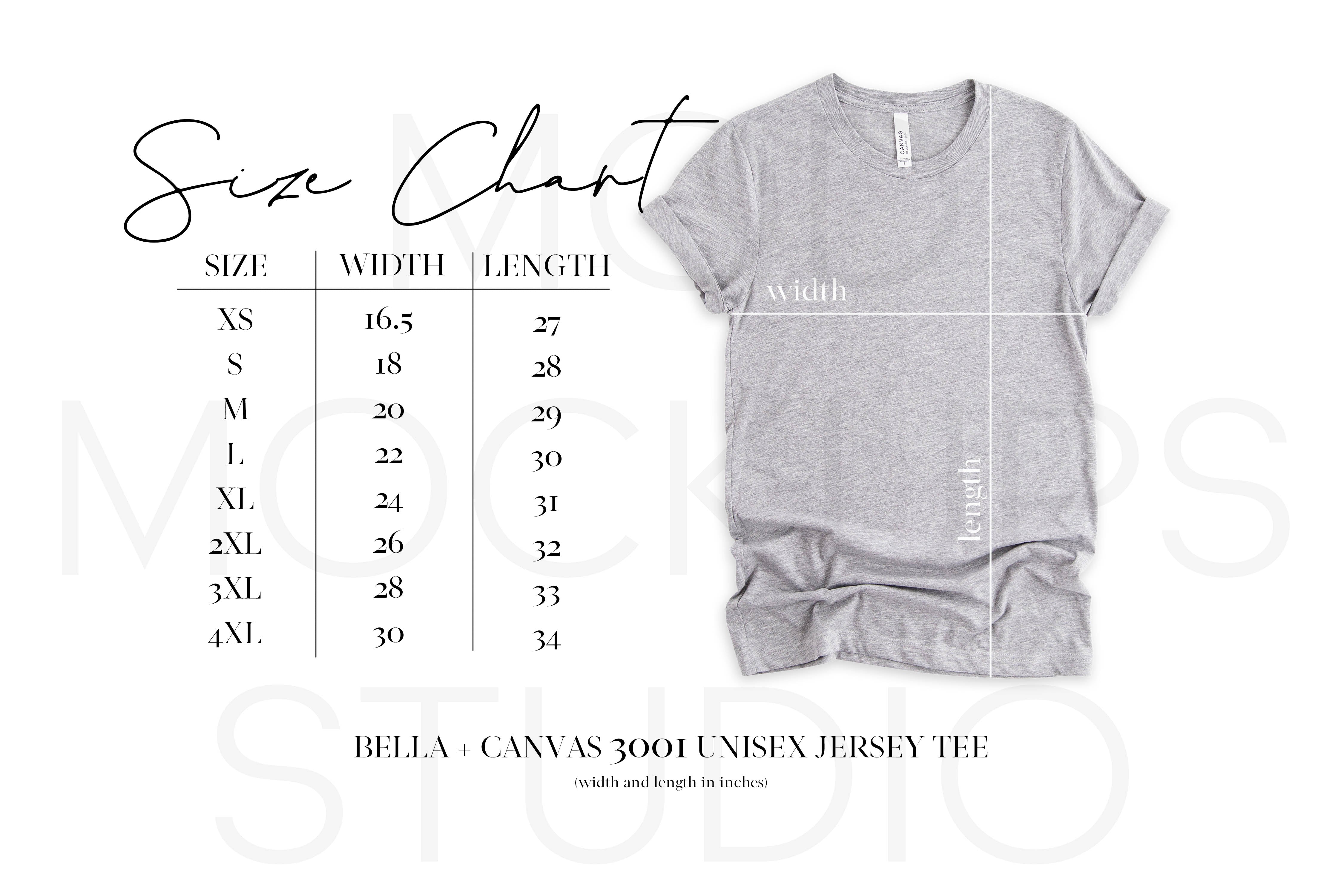 BELLA + CANVAS 3001