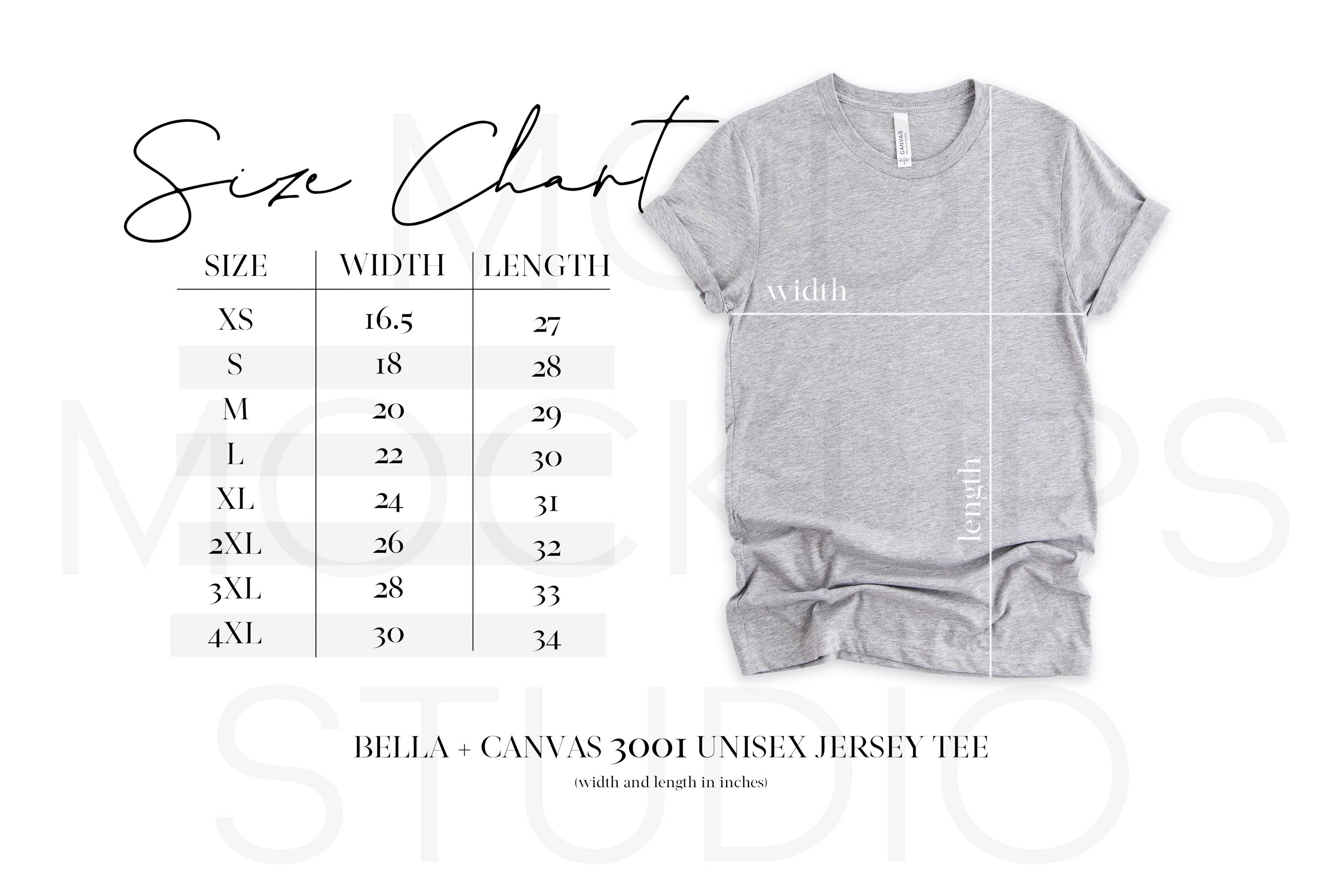 BELLA + CANVAS 3001