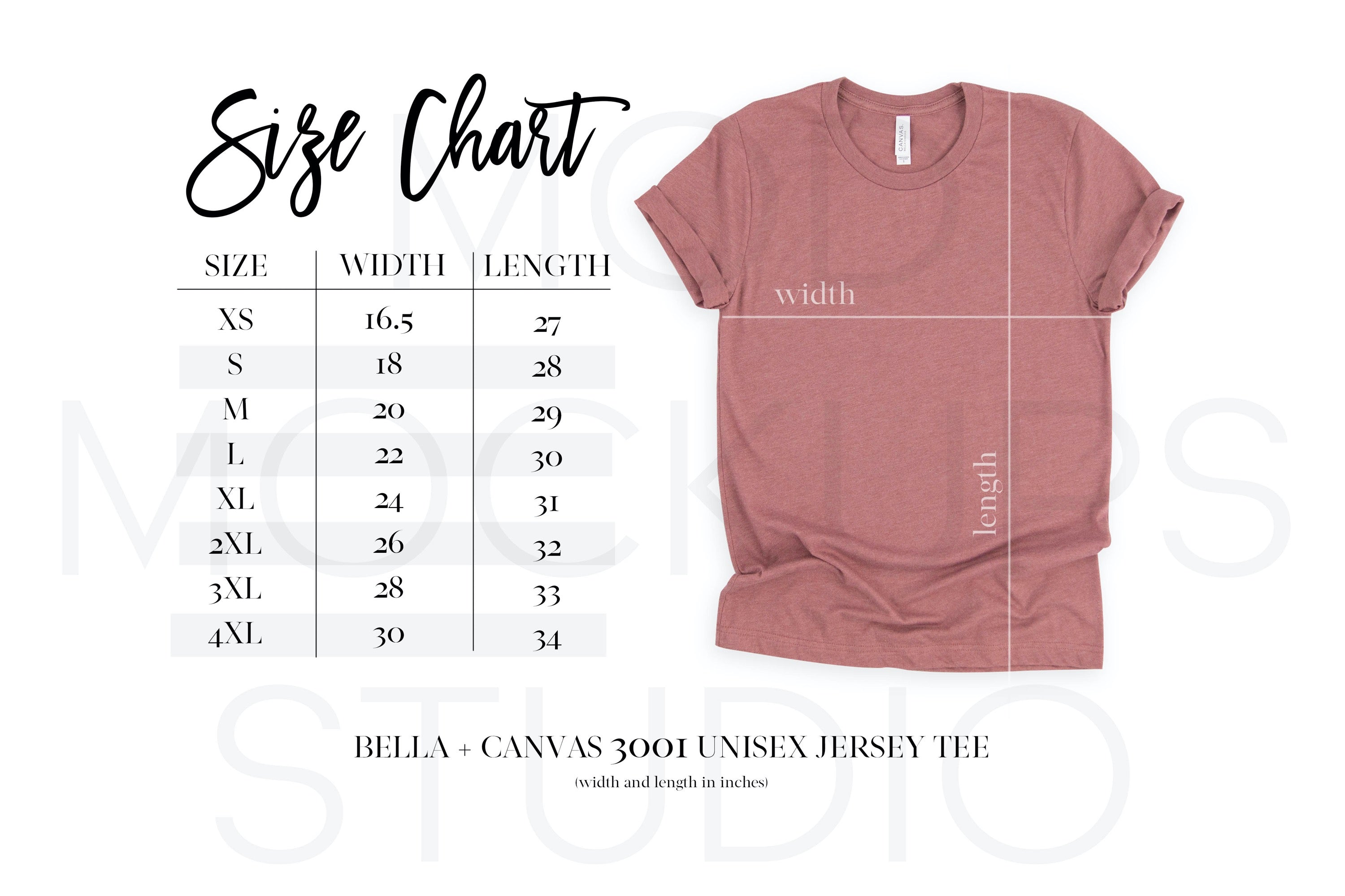 BELLA + CANVAS 3001