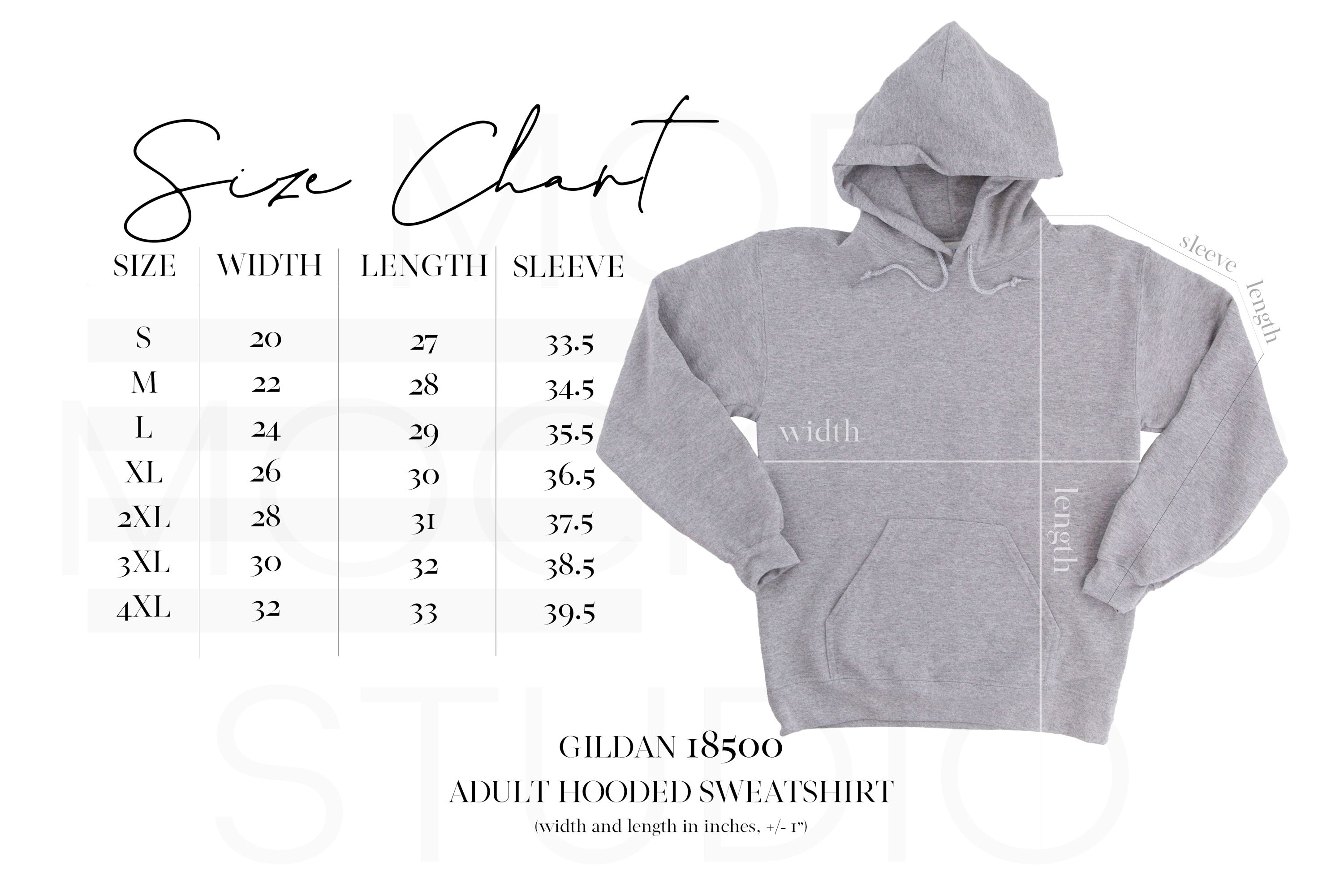 GILDAN 18500 HOODIE
