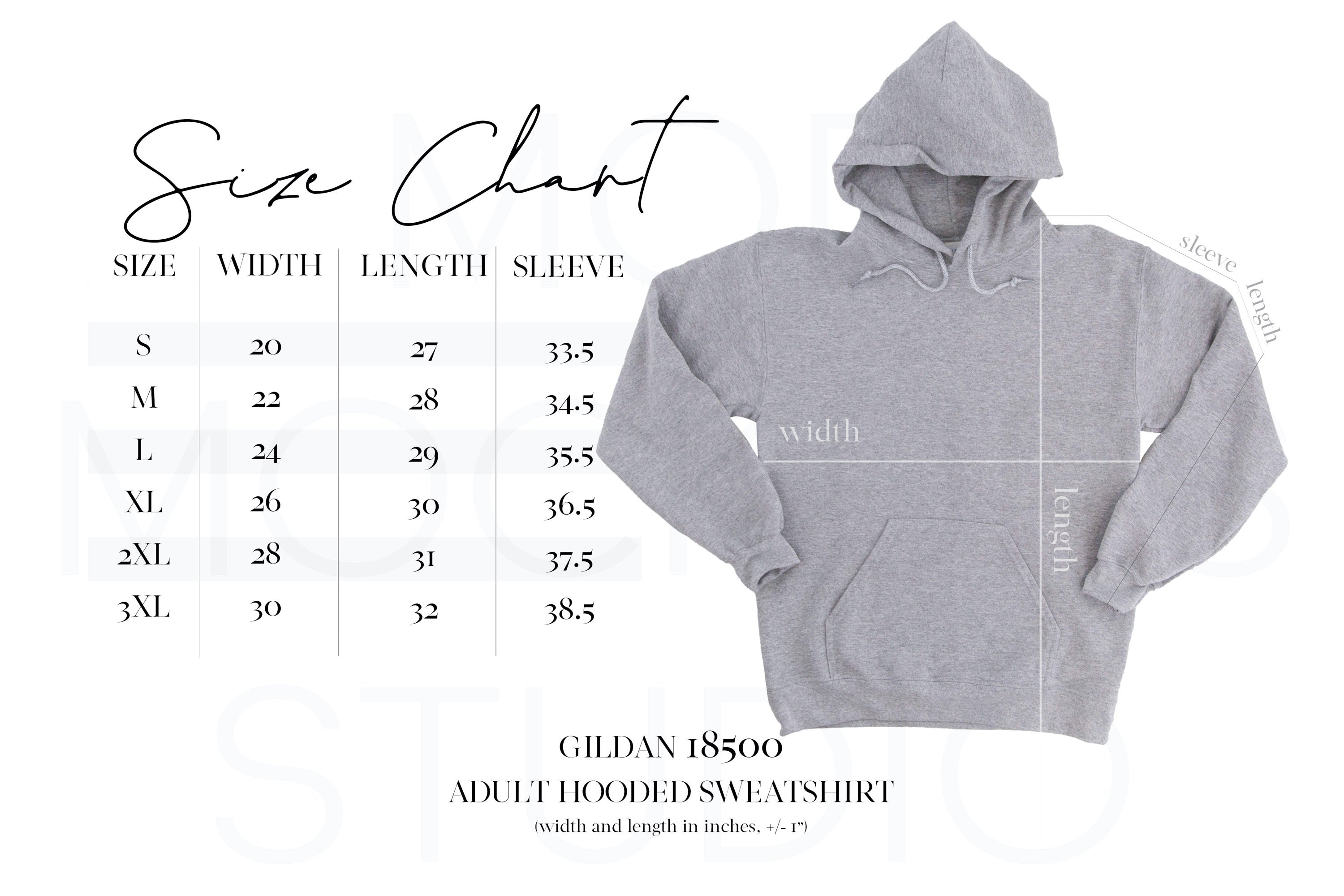 GILDAN 18500 HOODIE