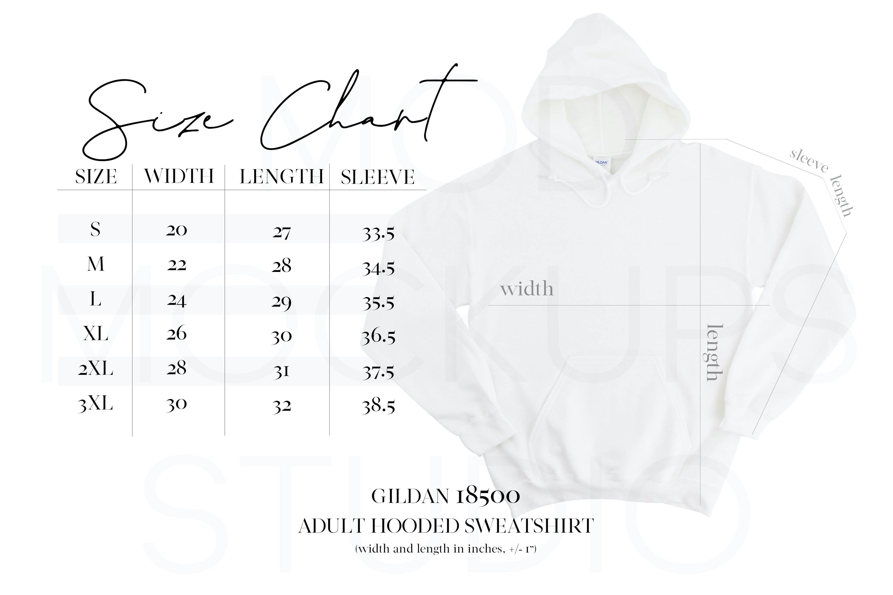 GILDAN 18500 HOODIE
