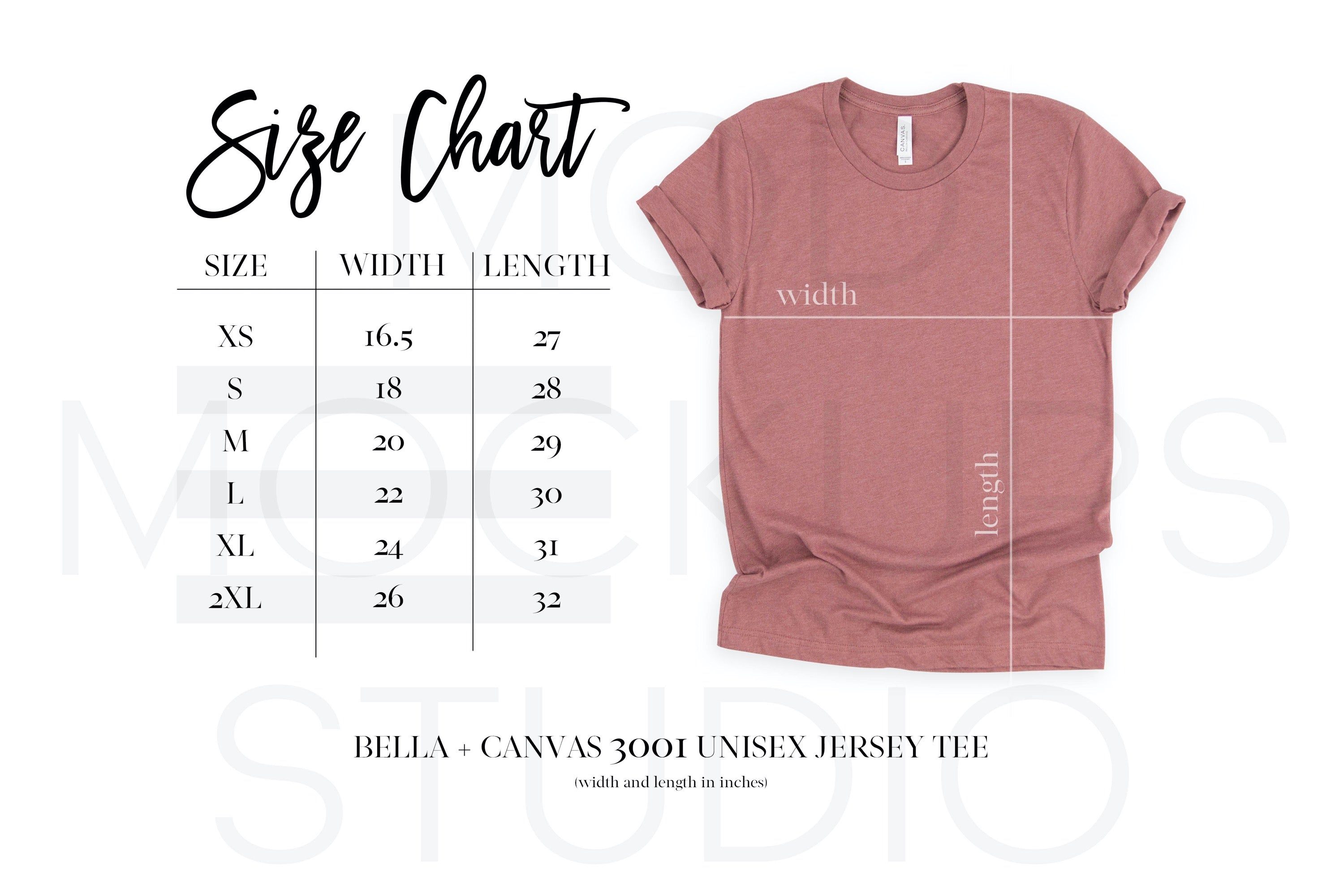 BELLA + CANVAS 3001