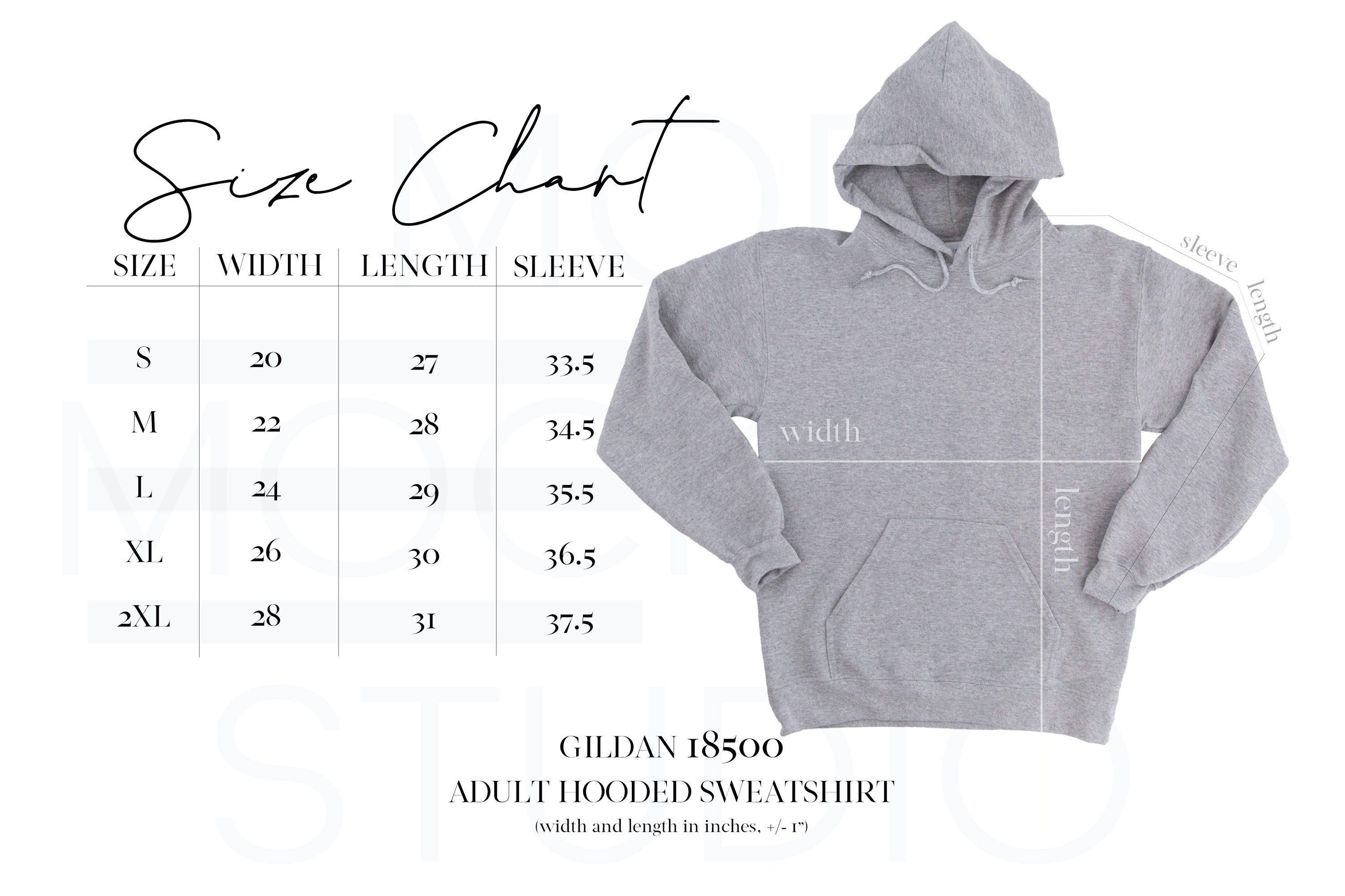 GILDAN 18500 HOODIE