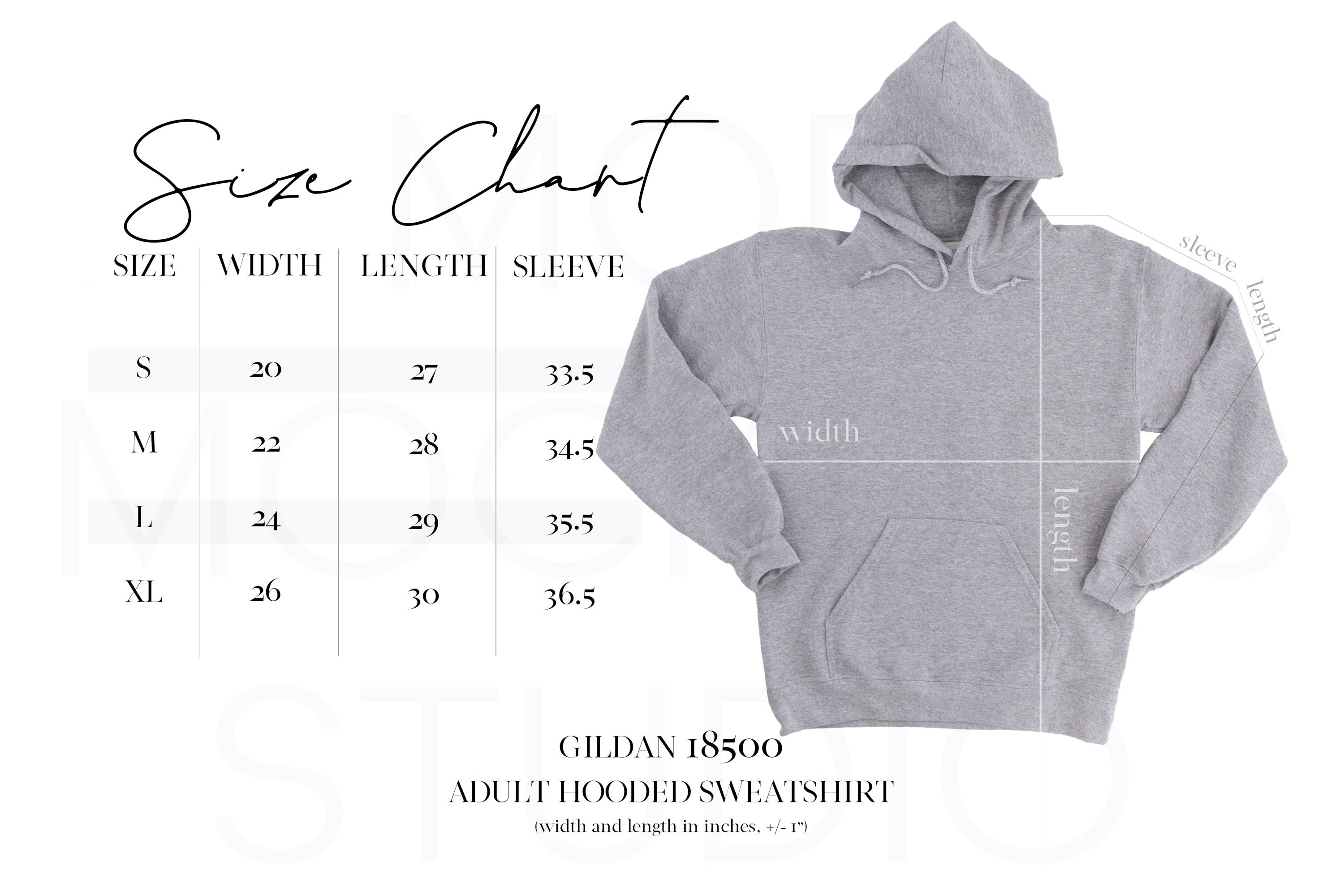 GILDAN 18500 HOODIE