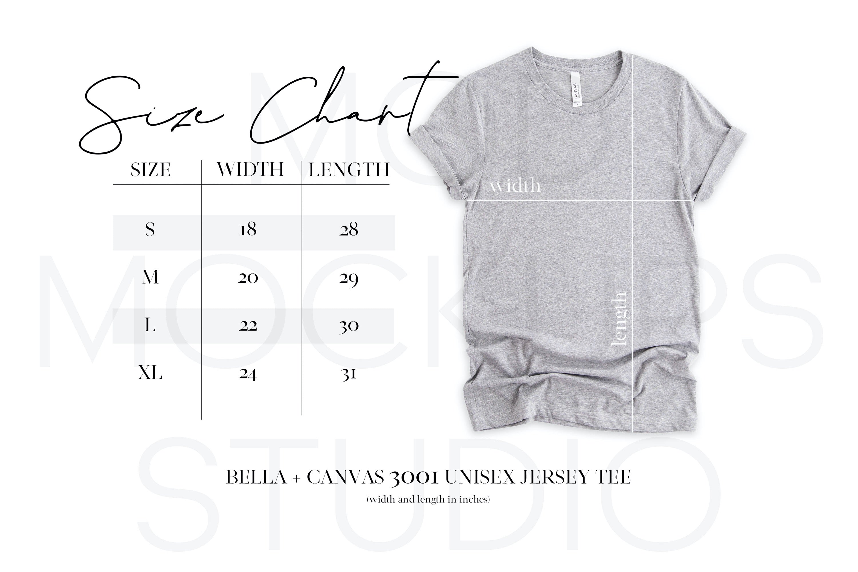 BELLA + CANVAS 3001